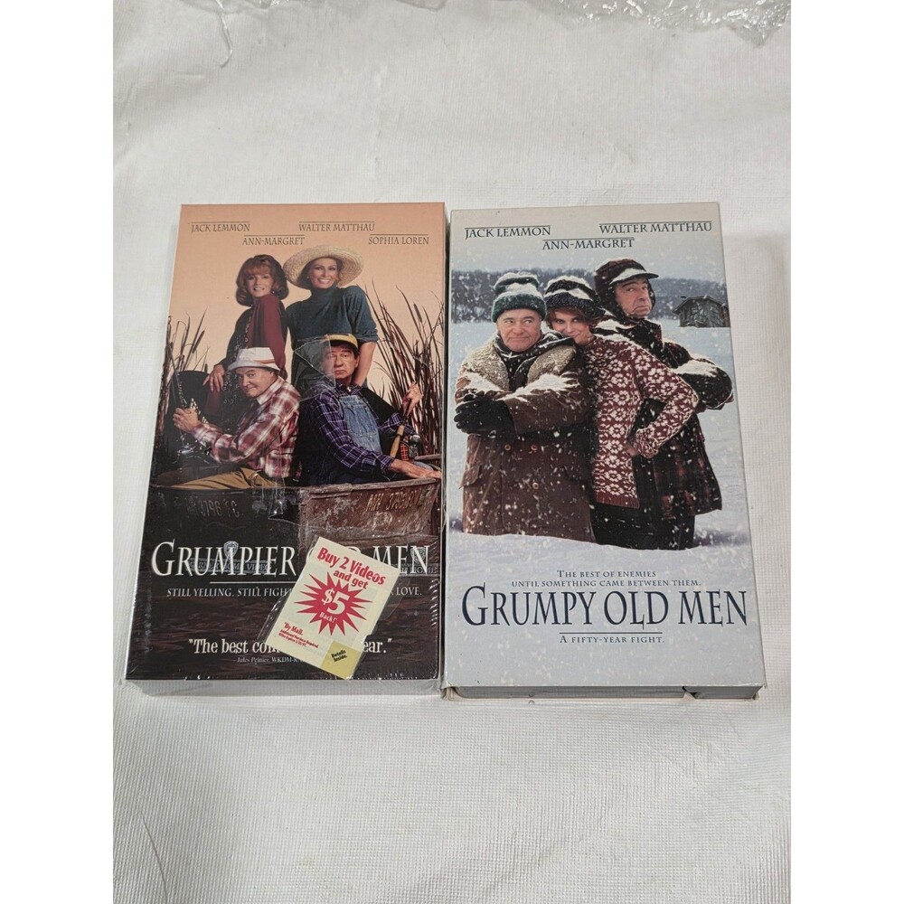 Grumpy Old Men & Grumpier Old Men VHS (2)